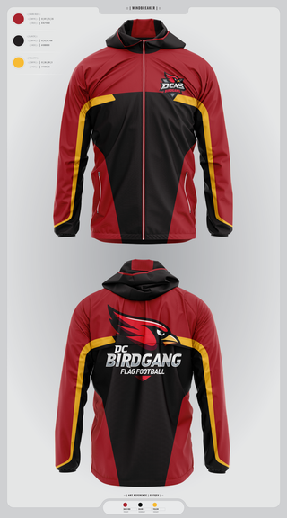 Windbreaker, Derby City Birdgang, , Teamtime, Team time, sublimation, custom sports apparel, team uniforms, spirit wear, spiritwear, sports uniforms, custom shirts, team store, custom team store, fundraiser sports, apparel fundraiser
