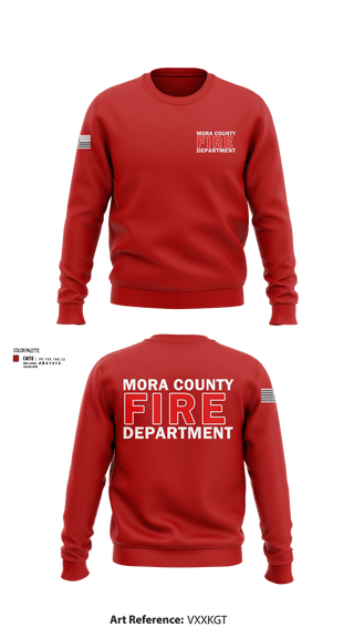 Crew Neck Sweatshirt, Mora county fire, Fire Department, Teamtime, Team time, sublimation, custom sports apparel, team uniforms, spirit wear, spiritwear, sports uniforms, custom shirts, team store, custom team store, fundraiser sports, apparel fundraiser