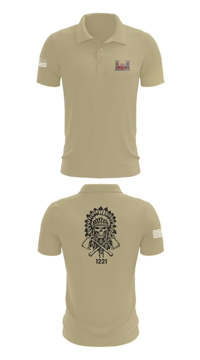 1221st Route Clearance Co. 10953211 Short Sleeve Performance Polo - 83