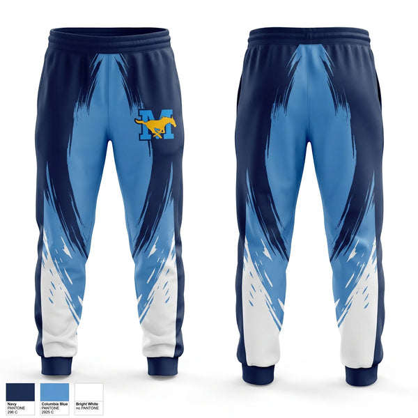 Sweatpants, Mustangs, Wrestling, Teamtime, Team time, sublimation, custom sports apparel, team uniforms, spirit wear, spiritwear, sports uniforms, custom shirts, team store, custom team store, fundraiser sports, apparel fundraiser