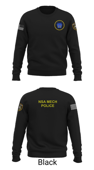Crew Neck Sweatshirt, NSA Mechanicsburg, , Teamtime, Team time, sublimation, custom sports apparel, team uniforms, spirit wear, spiritwear, sports uniforms, custom shirts, team store, custom team store, fundraiser sports, apparel fundraiser