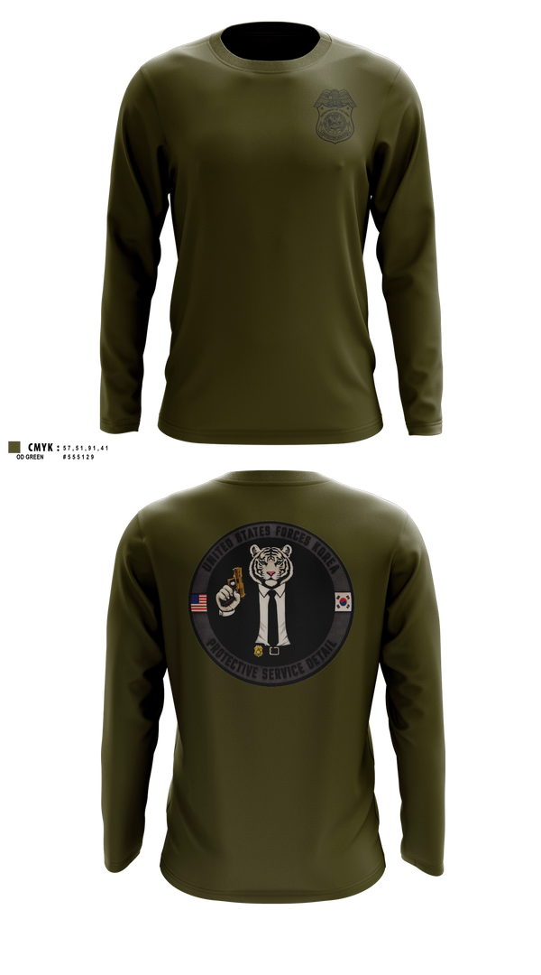 Long Sleeve Performance Shirt, USFK PSD, Army, Teamtime, Team time, sublimation, custom sports apparel, team uniforms, spirit wear, spiritwear, sports uniforms, custom shirts, team store, custom team store, fundraiser sports, apparel fundraiser