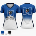 McKinley Lady Panthers 19712021 Women's Short Sleeve V-neck Shirt - 21