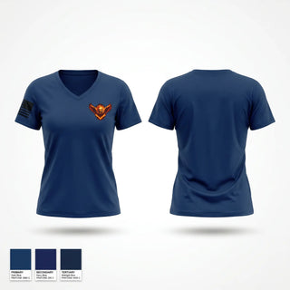 Womens Short Sleeve Vneck Shirt, Sayre Fire & Rescue, Fire Department, Teamtime, Team time, sublimation, custom sports apparel, team uniforms, spirit wear, spiritwear, sports uniforms, custom shirts, team store, custom team store, fundraiser sports, apparel fundraiser