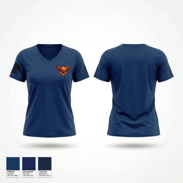 Womens Short Sleeve Vneck Shirt, Sayre Fire & Rescue, Fire Department, Teamtime, Team time, sublimation, custom sports apparel, team uniforms, spirit wear, spiritwear, sports uniforms, custom shirts, team store, custom team store, fundraiser sports, apparel fundraiser