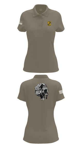 Womens Short Sleeve Performance Polo, Gorilla battalion, , Teamtime, Team time, sublimation, custom sports apparel, team uniforms, spirit wear, spiritwear, sports uniforms, custom shirts, team store, custom team store, fundraiser sports, apparel fundraiser