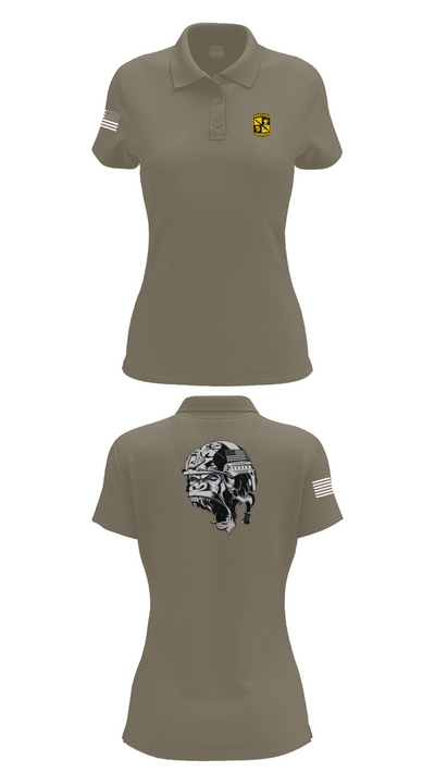 Gorilla battalion 60228867 Women's Short Sleeve Performance Polo  - 75