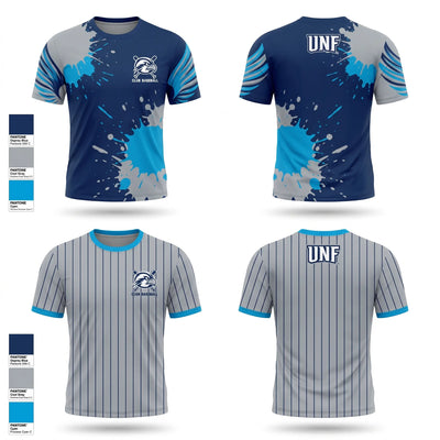 UNF Club Baseball Short Sleeve Performance Shirt - 1
