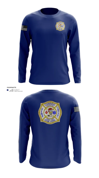 Long Sleeve Performance Shirt, Canaan Protective Fire Company, Fire Department, Teamtime, Team time, sublimation, custom sports apparel, team uniforms, spirit wear, spiritwear, sports uniforms, custom shirts, team store, custom team store, fundraiser sports, apparel fundraiser