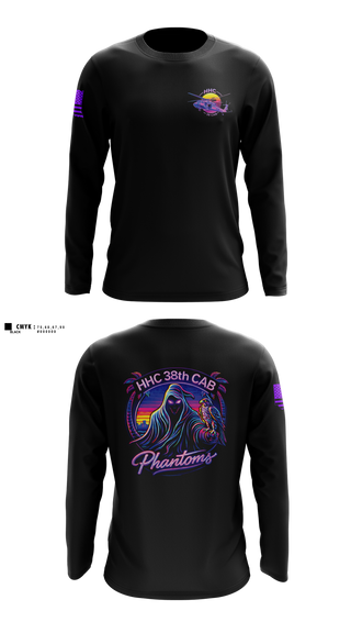 Long Sleeve Performance Shirt, HHC 38 CAB, National Guard, Teamtime, Team time, sublimation, custom sports apparel, team uniforms, spirit wear, spiritwear, sports uniforms, custom shirts, team store, custom team store, fundraiser sports, apparel fundraiser