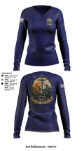 LCU-2004 59546896 Women's Long Sleeve V-neck Shirt - 19