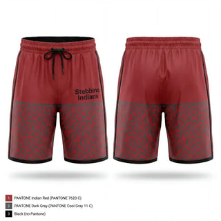 Athletic Shorts With Pockets, Stebbins Indians, , Teamtime, Team time, sublimation, custom sports apparel, team uniforms, spirit wear, spiritwear, sports uniforms, custom shirts, team store, custom team store, fundraiser sports, apparel fundraiser