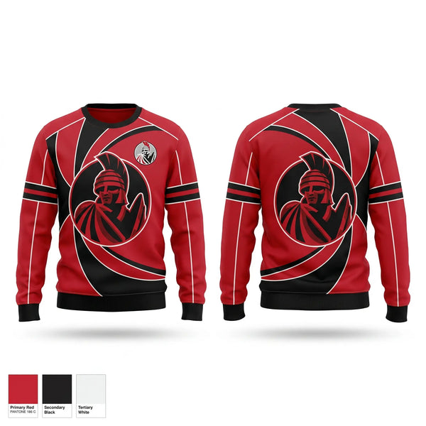Crew Neck Sweatshirt, Everett Community College Soccer, Women's Soccer, Teamtime, Team time, sublimation, custom sports apparel, team uniforms, spirit wear, spiritwear, sports uniforms, custom shirts, team store, custom team store, fundraiser sports, apparel fundraiser