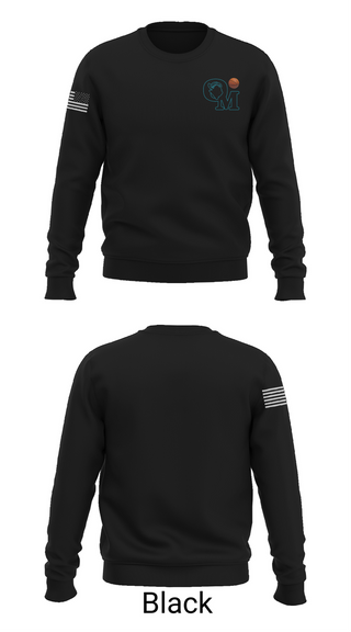 Crew Neck Sweatshirt, Organ Mountain Knights Basketball, Men's Basketball, Teamtime, Team time, sublimation, custom sports apparel, team uniforms, spirit wear, spiritwear, sports uniforms, custom shirts, team store, custom team store, fundraiser sports, apparel fundraiser