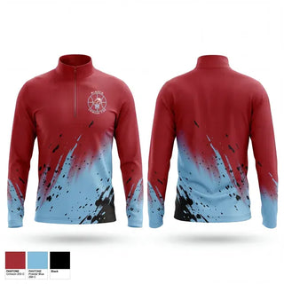 Quarter Zip Jacket, Minden Crimson Tide, Men's Basketball, Teamtime, Team time, sublimation, custom sports apparel, team uniforms, spirit wear, spiritwear, sports uniforms, custom shirts, team store, custom team store, fundraiser sports, apparel fundraiser