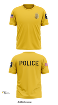 New Ellenton Police Department 612730 Short Sleeve Performance Shirt - 2
