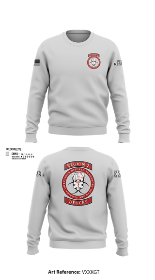 Crew Neck Sweatshirt, FIDTN Region 2, EMS/EMT, Teamtime, Team time, sublimation, custom sports apparel, team uniforms, spirit wear, spiritwear, sports uniforms, custom shirts, team store, custom team store, fundraiser sports, apparel fundraiser