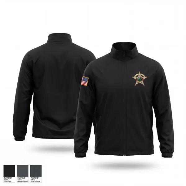 Windbreaker, Starke County Sheriff's Office, Police, Teamtime, Team time, sublimation, custom sports apparel, team uniforms, spirit wear, spiritwear, sports uniforms, custom shirts, team store, custom team store, fundraiser sports, apparel fundraiser