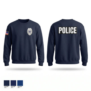 Crew Neck Sweatshirt, 377th DAF Police, Air Force, Teamtime, Team time, sublimation, custom sports apparel, team uniforms, spirit wear, spiritwear, sports uniforms, custom shirts, team store, custom team store, fundraiser sports, apparel fundraiser