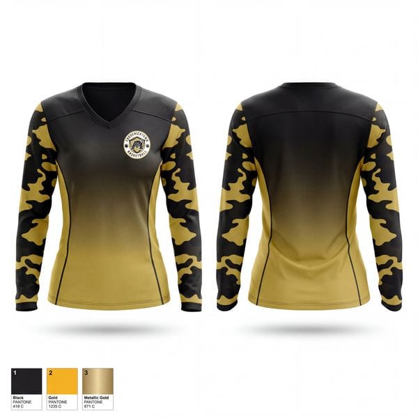 Womens Long Sleeve Vneck Shirt, Blackcats, Men's Basketball, Teamtime, Team time, sublimation, custom sports apparel, team uniforms, spirit wear, spiritwear, sports uniforms, custom shirts, team store, custom team store, fundraiser sports, apparel fundraiser