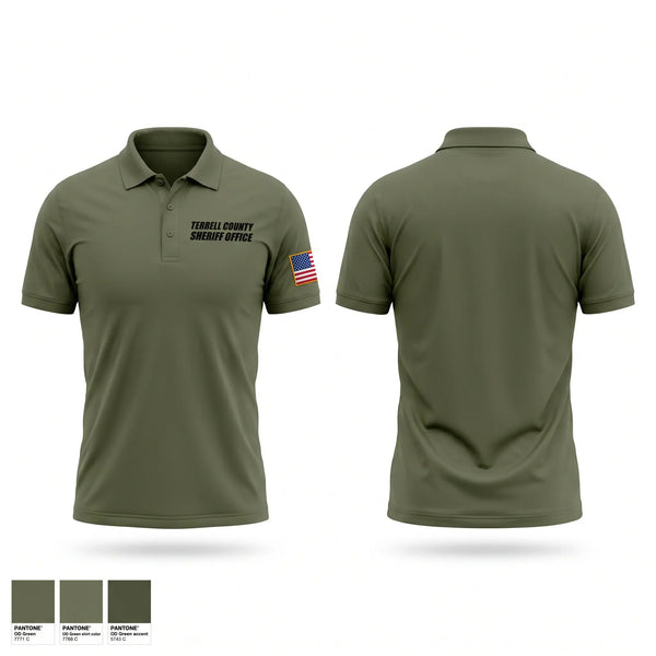 Short Sleeve Performance Polo, TERRELL COUNTY SHERIFF OFFICE, Police, Teamtime, Team time, sublimation, custom sports apparel, team uniforms, spirit wear, spiritwear, sports uniforms, custom shirts, team store, custom team store, fundraiser sports, apparel fundraiser