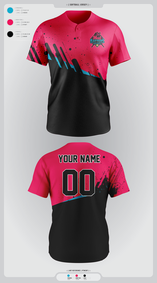 Two Button Softball Jersey, MadBatters Softball, Softball, Teamtime, Team time, sublimation, custom sports apparel, team uniforms, spirit wear, spiritwear, sports uniforms, custom shirts, team store, custom team store, fundraiser sports, apparel fundraiser