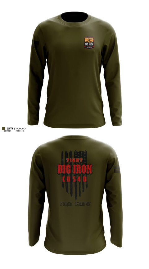 Long Sleeve Performance Shirt, Big Iron, Fire Department, Teamtime, Team time, sublimation, custom sports apparel, team uniforms, spirit wear, spiritwear, sports uniforms, custom shirts, team store, custom team store, fundraiser sports, apparel fundraiser