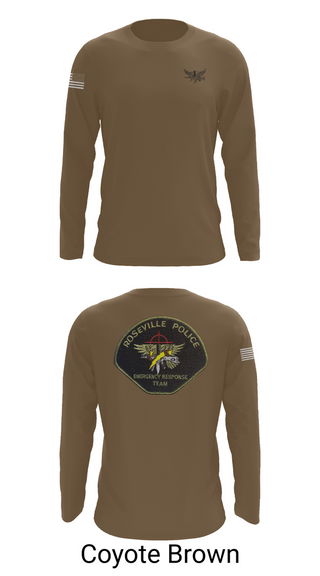 Long Sleeve Performance Shirt, Roseville E.R.T., , Teamtime, Team time, sublimation, custom sports apparel, team uniforms, spirit wear, spiritwear, sports uniforms, custom shirts, team store, custom team store, fundraiser sports, apparel fundraiser