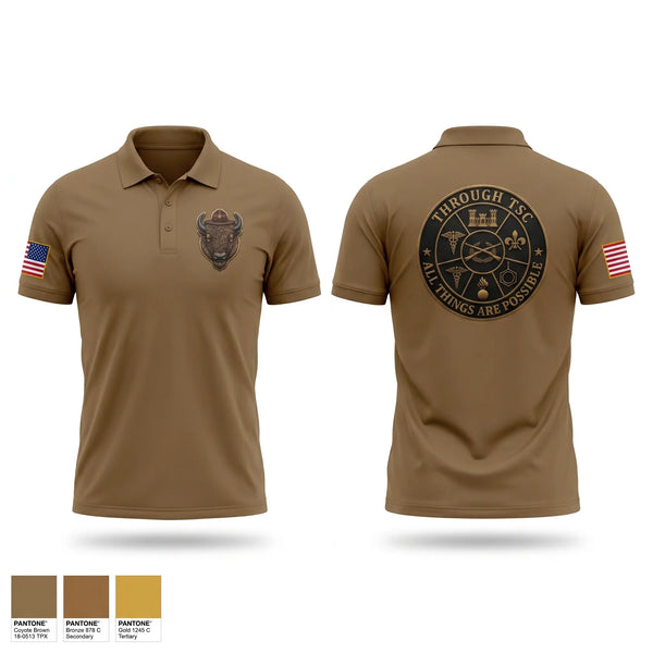 Short Sleeve Performance Polo, Camp Edwards Training Site, National Guard, Teamtime, Team time, sublimation, custom sports apparel, team uniforms, spirit wear, spiritwear, sports uniforms, custom shirts, team store, custom team store, fundraiser sports, apparel fundraiser