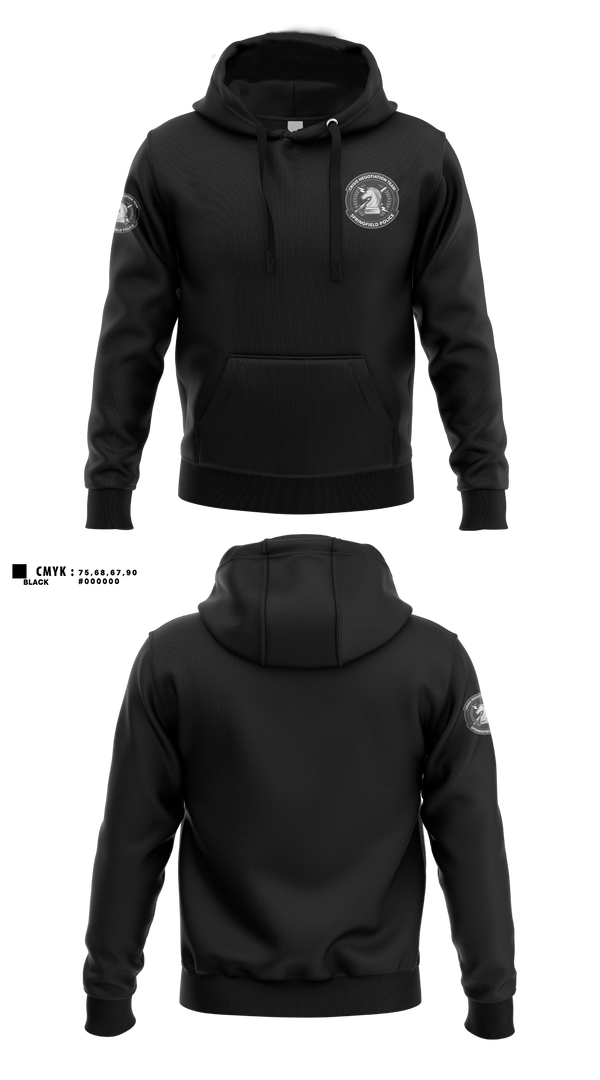 Hoodie, Springfield CNT, Police, Teamtime, Team time, sublimation, custom sports apparel, team uniforms, spirit wear, spiritwear, sports uniforms, custom shirts, team store, custom team store, fundraiser sports, apparel fundraiser