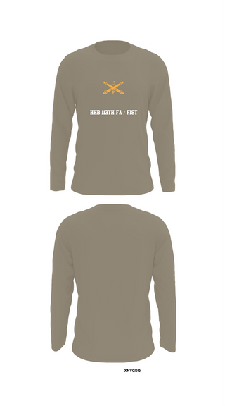 Long Sleeve Performance Shirt, HHB 113th FA / FIST, , Teamtime, Team time, sublimation, custom sports apparel, team uniforms, spirit wear, spiritwear, sports uniforms, custom shirts, team store, custom team store, fundraiser sports, apparel fundraiser