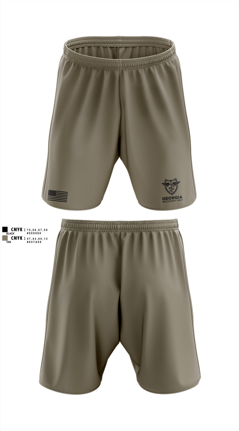 Athletic Shorts With Pockets, Georgia Recovery Unit, , Teamtime, Team time, sublimation, custom sports apparel, team uniforms, spirit wear, spiritwear, sports uniforms, custom shirts, team store, custom team store, fundraiser sports, apparel fundraiser
