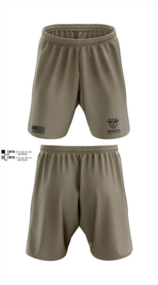 Athletic Shorts With Pockets, Georgia Recovery Unit, , Teamtime, Team time, sublimation, custom sports apparel, team uniforms, spirit wear, spiritwear, sports uniforms, custom shirts, team store, custom team store, fundraiser sports, apparel fundraiser