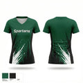 Spartans 17012872 Women's Short Sleeve V-neck Shirt - 1