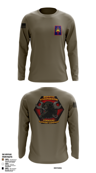 Long Sleeve Performance Shirt, 204thFSC, National Guard, Teamtime, Team time, sublimation, custom sports apparel, team uniforms, spirit wear, spiritwear, sports uniforms, custom shirts, team store, custom team store, fundraiser sports, apparel fundraiser