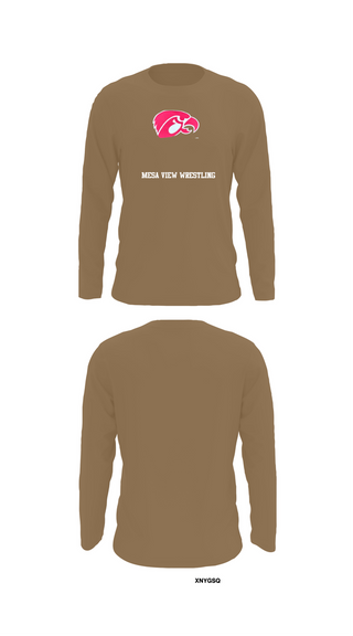 Long Sleeve Performance Shirt, Mesa View Wrestling, Wrestling, Teamtime, Team time, sublimation, custom sports apparel, team uniforms, spirit wear, spiritwear, sports uniforms, custom shirts, team store, custom team store, fundraiser sports, apparel fundraiser