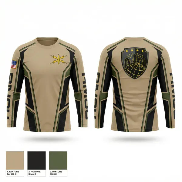 Long Sleeve Performance Shirt, 11th Cyber BN, Army, Teamtime, Team time, sublimation, custom sports apparel, team uniforms, spirit wear, spiritwear, sports uniforms, custom shirts, team store, custom team store, fundraiser sports, apparel fundraiser