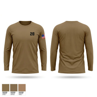 Long Sleeve Performance Shirt, 2B, Army, Teamtime, Team time, sublimation, custom sports apparel, team uniforms, spirit wear, spiritwear, sports uniforms, custom shirts, team store, custom team store, fundraiser sports, apparel fundraiser