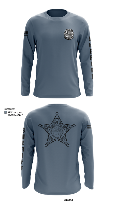 District I Street Crimes 1468514 Long Sleeve Performance Shirt 109