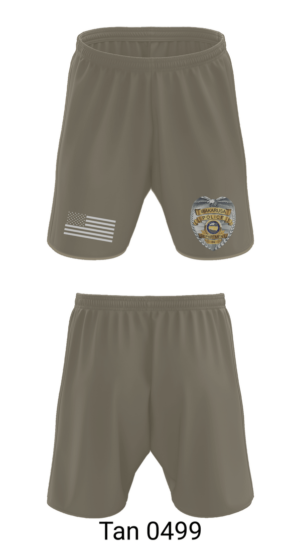 Athletic Shorts With Pockets, Wakarusa, Police, Teamtime, Team time, sublimation, custom sports apparel, team uniforms, spirit wear, spiritwear, sports uniforms, custom shirts, team store, custom team store, fundraiser sports, apparel fundraiser