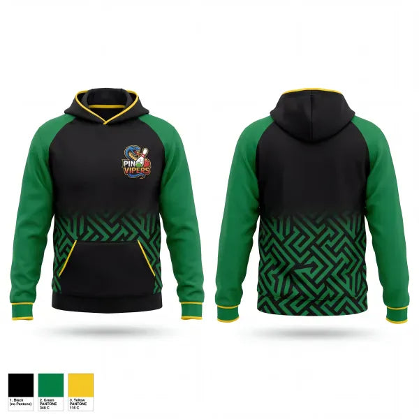 Hoodie, Pin vipersPinvipers, Bowling, Teamtime, Team time, sublimation, custom sports apparel, team uniforms, spirit wear, spiritwear, sports uniforms, custom shirts, team store, custom team store, fundraiser sports, apparel fundraiser