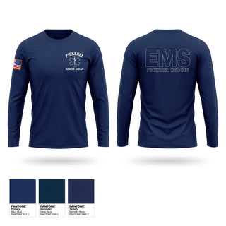 Long Sleeve Performance Shirt, PICKEREL RESCUE SQUAD, EMS/EMT, Teamtime, Team time, sublimation, custom sports apparel, team uniforms, spirit wear, spiritwear, sports uniforms, custom shirts, team store, custom team store, fundraiser sports, apparel fundraiser