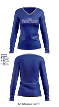Lady BatCats 2560030 Women's Long Sleeve V-neck Shirt - 1