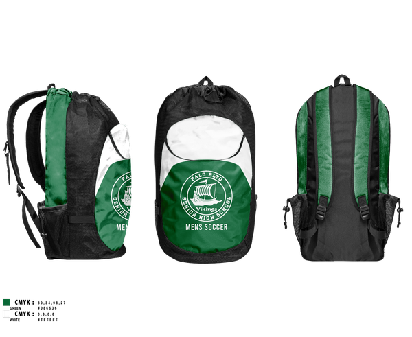 Gear Bag, Palo Alto Men's Soccer, Men's Soccer, Teamtime, Team time, sublimation, custom sports apparel, team uniforms, spirit wear, spiritwear, sports uniforms, custom shirts, team store, custom team store, fundraiser sports, apparel fundraiser