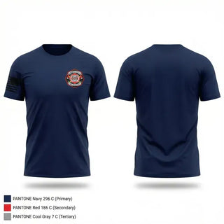 Short Sleeve Performance Shirt, Lawrence County volunteer Fire Department, Fire Department, Teamtime, Team time, sublimation, custom sports apparel, team uniforms, spirit wear, spiritwear, sports uniforms, custom shirts, team store, custom team store, fundraiser sports, apparel fundraiser