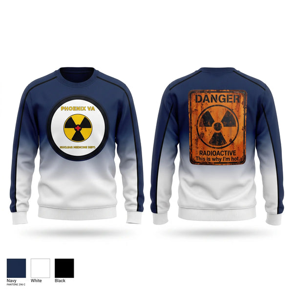 Crew Neck Sweatshirt, PHX NUC MED, Air Force, Teamtime, Team time, sublimation, custom sports apparel, team uniforms, spirit wear, spiritwear, sports uniforms, custom shirts, team store, custom team store, fundraiser sports, apparel fundraiser