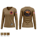 143 Regional Support Group Women's Long Sleeve V-neck Shirt - 1