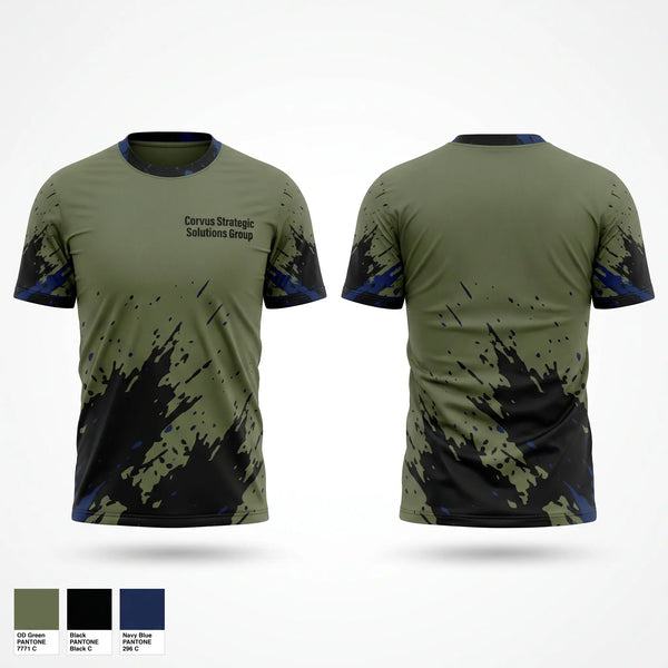 Short Sleeve Performance Shirt, Corvus Strategic Solutions Group, , Teamtime, Team time, sublimation, custom sports apparel, team uniforms, spirit wear, spiritwear, sports uniforms, custom shirts, team store, custom team store, fundraiser sports, apparel fundraiser