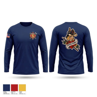 Long Sleeve Performance Shirt, Oklahoma City Fire Department, Fire Department, Teamtime, Team time, sublimation, custom sports apparel, team uniforms, spirit wear, spiritwear, sports uniforms, custom shirts, team store, custom team store, fundraiser sports, apparel fundraiser