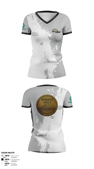 Womens Short Sleeve Vneck Shirt, WSDOT, , Teamtime, Team time, sublimation, custom sports apparel, team uniforms, spirit wear, spiritwear, sports uniforms, custom shirts, team store, custom team store, fundraiser sports, apparel fundraiser